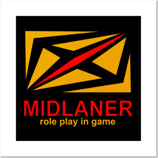 Midlaner role play in game Posters and Art